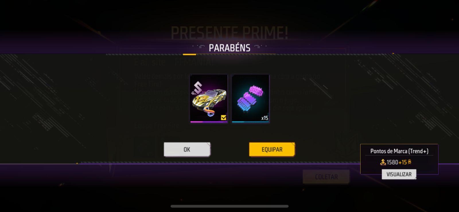 Top Criminal Dorado Gratis en Free Fire