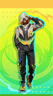 Recompensa principal do Passe Booyah Free Fire Outubro 2024 item 1