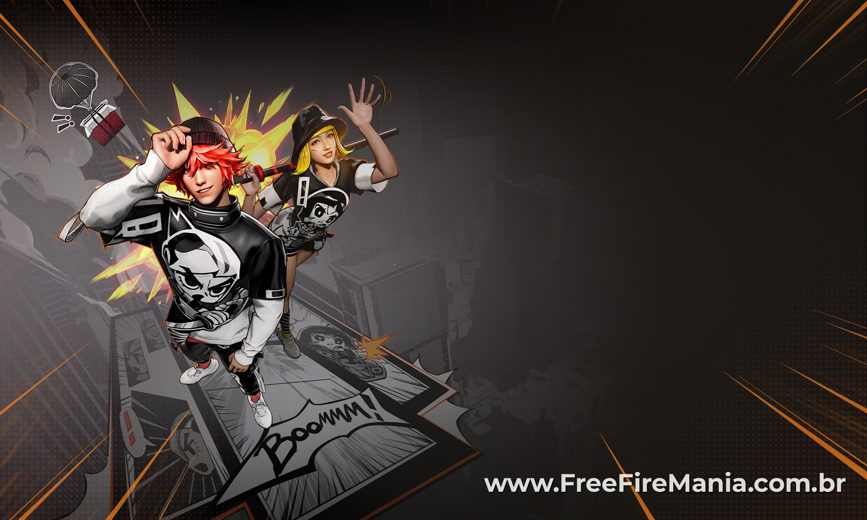 Passe Booyah Free Fire Março 2025: recompensas, skins e imagens OB48