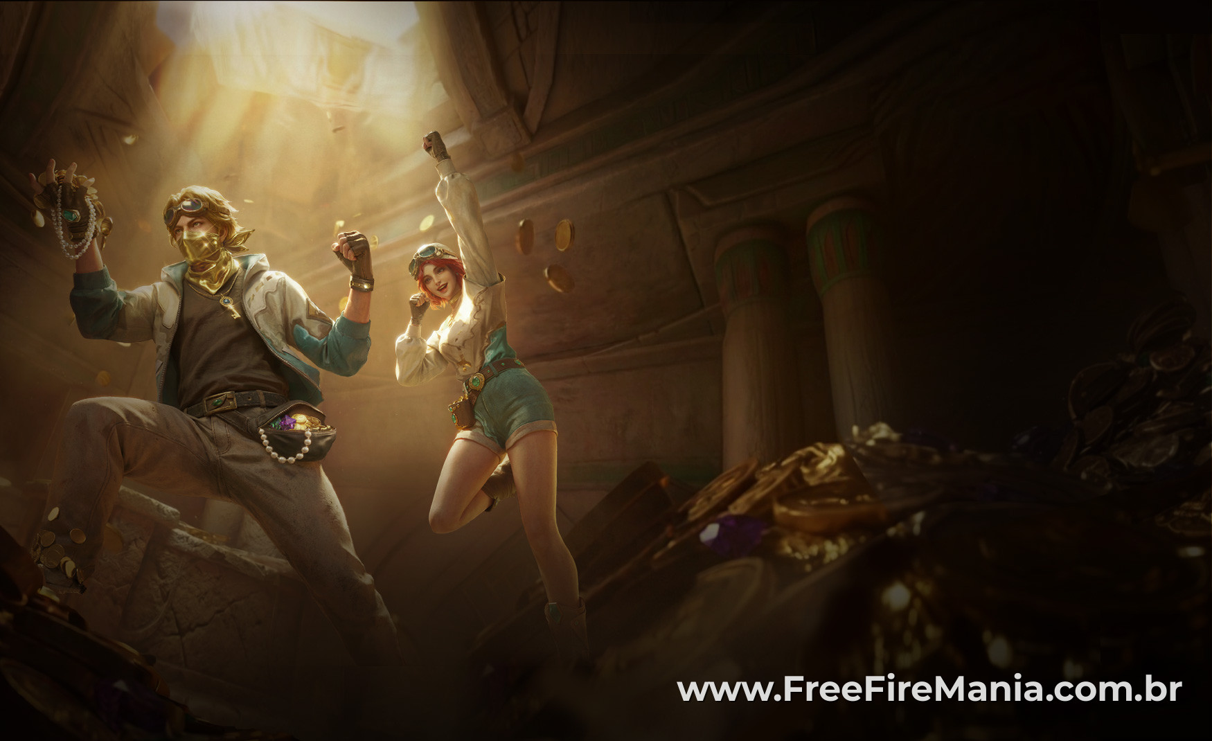 Passe Booyah Free Fire Março 2026: recompensas, skins e imagens OB52