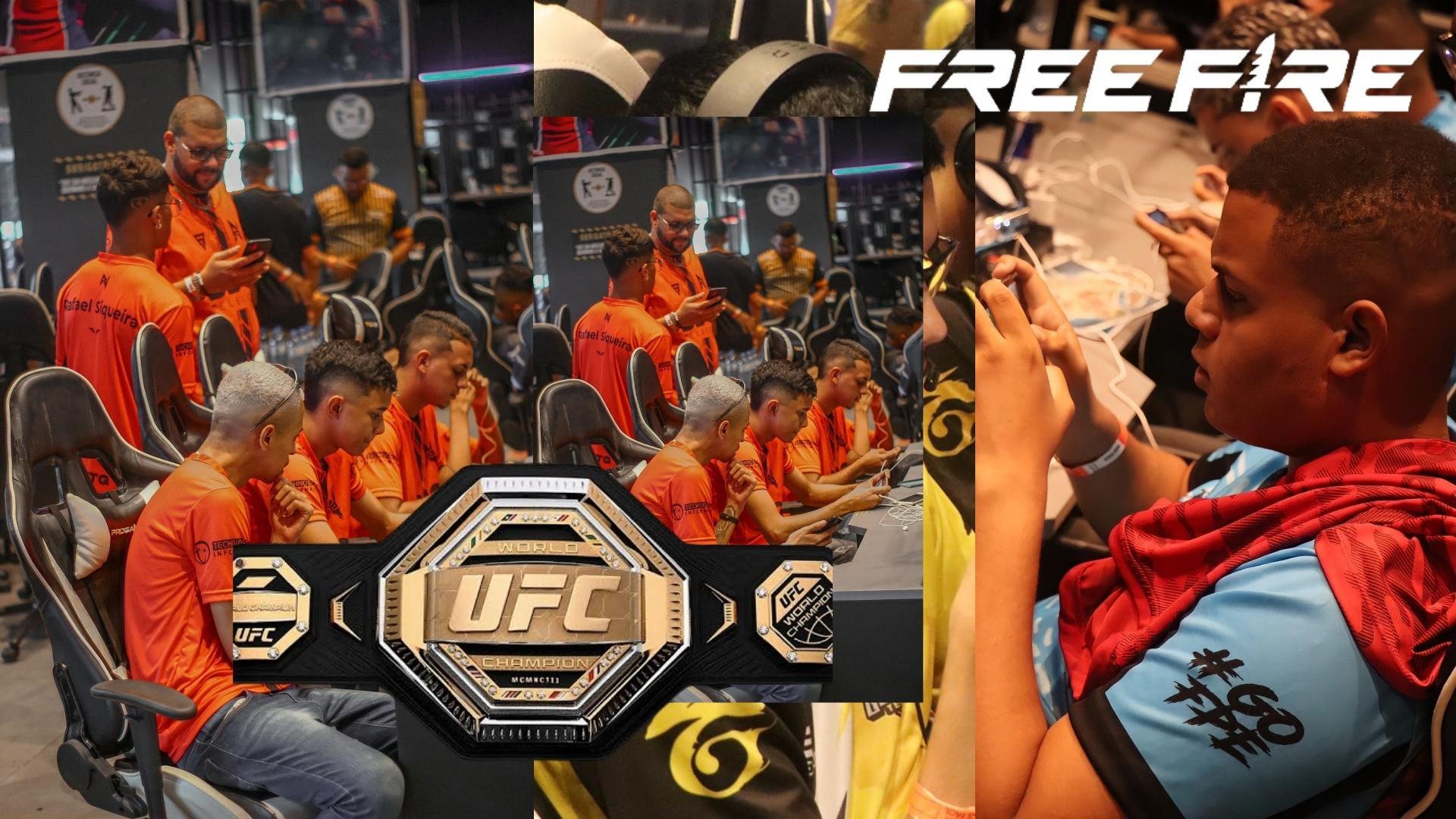 1° campeonato Free Fire de x1 do nordeste tem cinturão tipo UFC