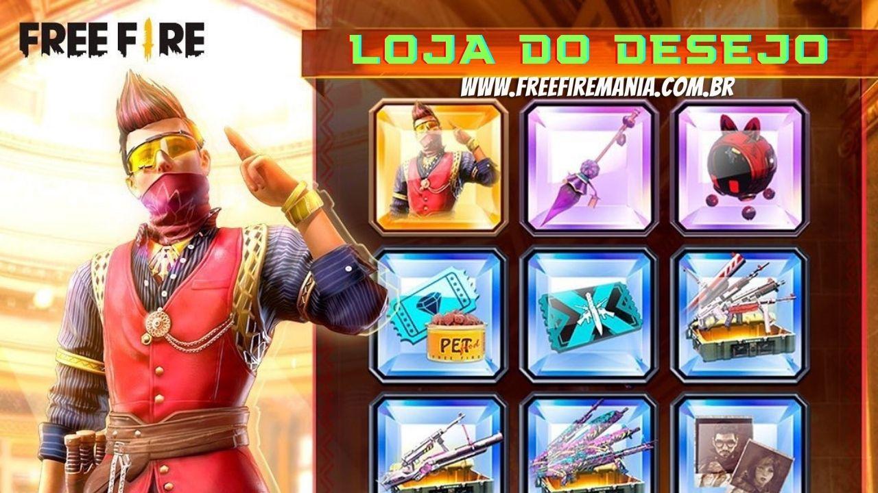 13ª edição da Loja do Desejo chega ao Free Fire na segunda (17) e traz o inédito Guerreiro Persa