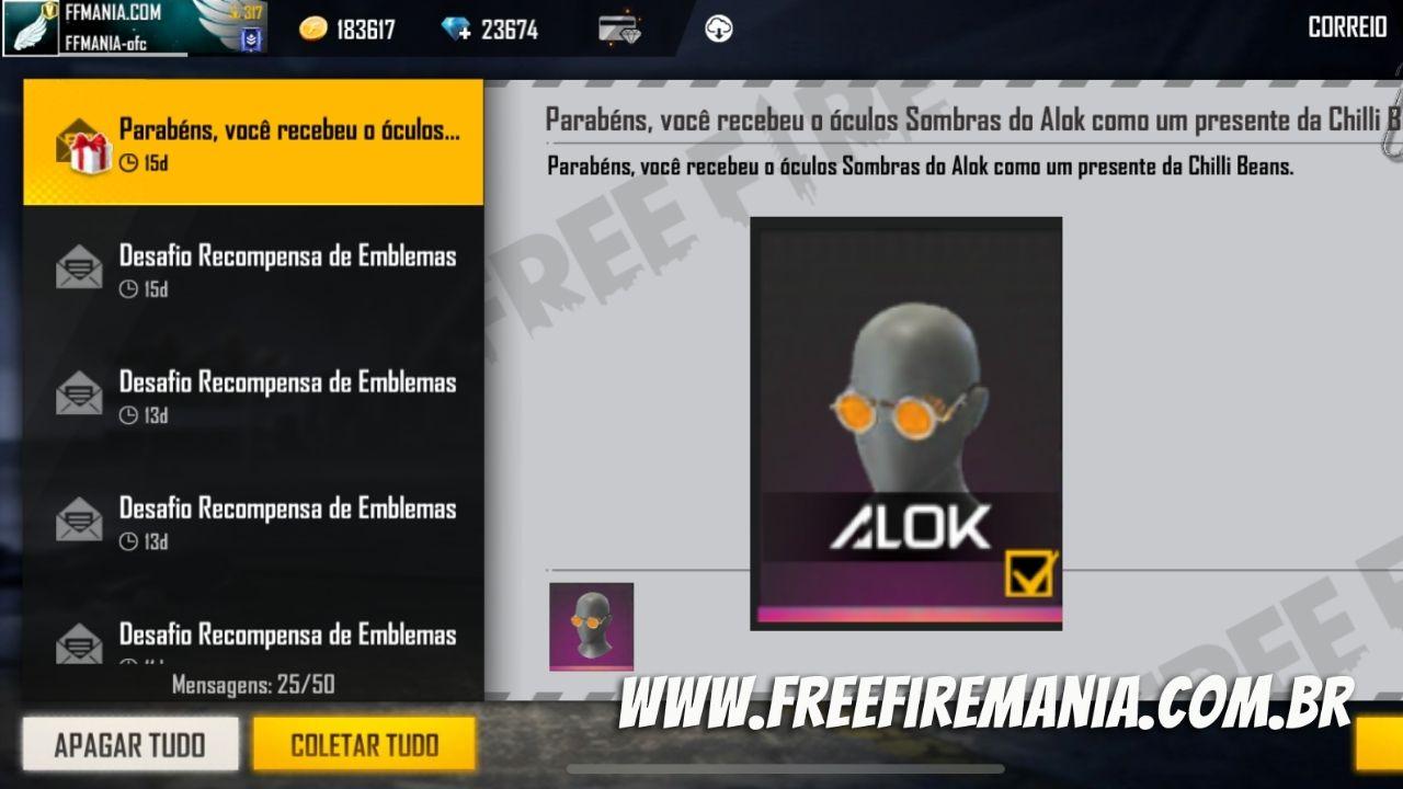 2.000 códigos Free Fire são liberados no campeonato do Alok, confira a lista completa