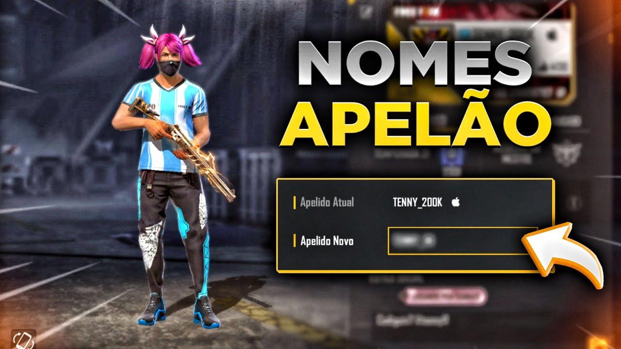 TOP NOMES (MASCULINOS) PARA FREE FIRE