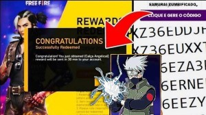 Notícias sobre Código de Free Fire: CODIGUIN FF do Kakashi (Naruto); Resgate no Rewards