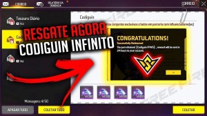 Notícias sobre CODIGUIN FF no Free Fire: 5 códigos infinito do Mundial 2024; Resgate no Rewards