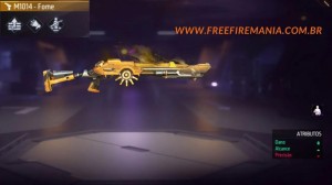 Notícias sobre CODIGUIN FF no Free Fire: código da skin atributada M1014 