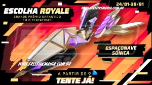 Notícias sobre Free Fire: como conseguir Asa Delta - Espaçonave Sonica no Escolha Royale