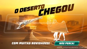 Notícias sobre Free Fire: como conseguir M1887 - Tempestade de Areia e  Emote - Na corcova do camelo no novo Token Royale