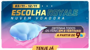 Notícias sobre Free Fire: como conseguir Nuvem Voadora no Escolha Royale