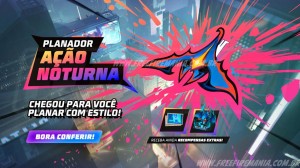 Notícias sobre Free Fire: como conseguir Planador - Ação Noturna no Escolha Royale