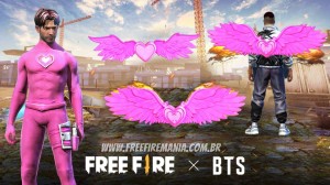 About news Free Fire and BTS partnership login reward: how to get themed backpack
