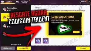 Notícias sobre Free Fire e Trident liberam site “Masca e Destrava” com 500 Mil CODIGUIN FF Grátis