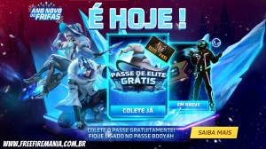 Notícias sobre Free Fire recebe Passe de Elite de dezembro 2022 grátis neste sábado (24)