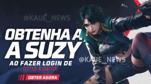 Notícias sobre Suzy, a nova personagem grátis do Free Fire