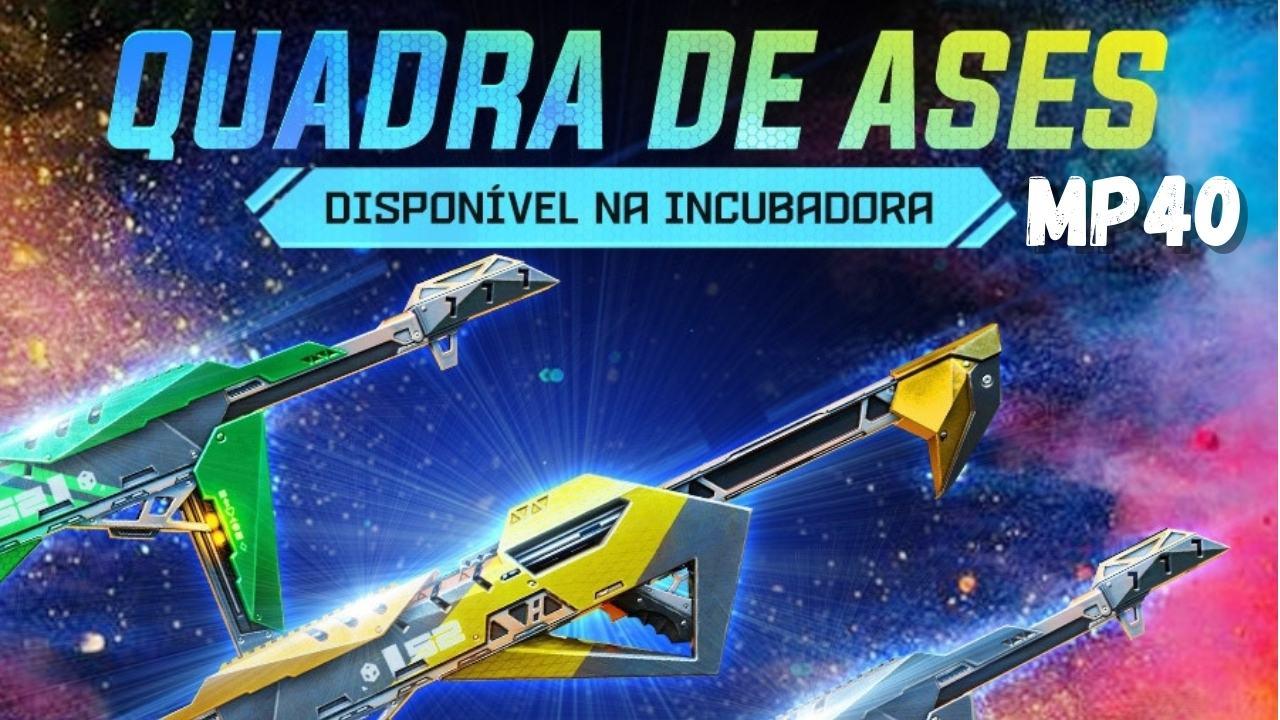 3x1: Incubadora da MP40, Viúva Negra e Fantasma estão de volta ao Free Fire