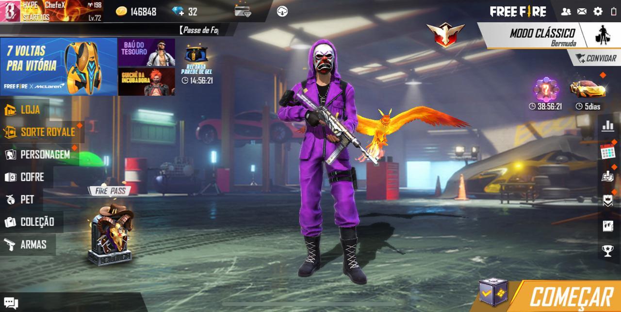 4 skins de armas no Free Fire para MP40