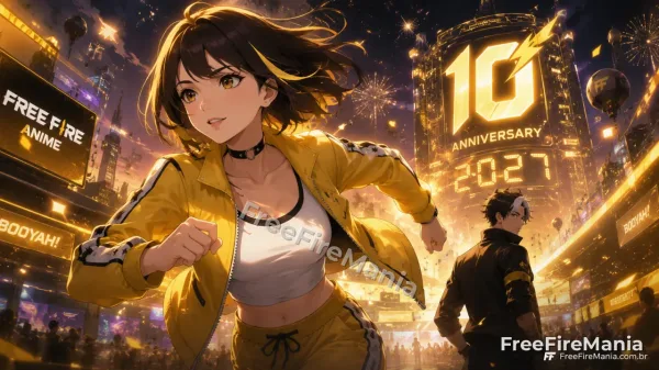 El anime de Free Fire est&aacute; confirmado para el 10&ordm; aniversario