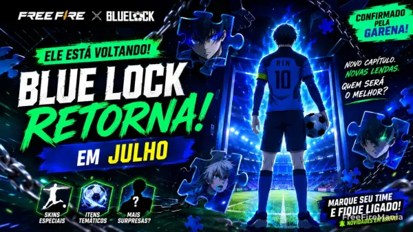Free Fire x Blue Lock regresa el 17 de julio, confirma Garena