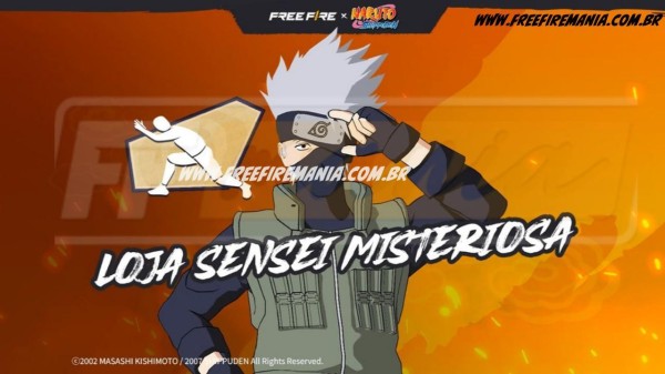 Free Fire: como conseguir Conjunto - Kakashi na nova Loja Misteriosa