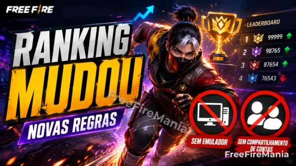 Free Fire exclui emulador e conta compartilhada do rank