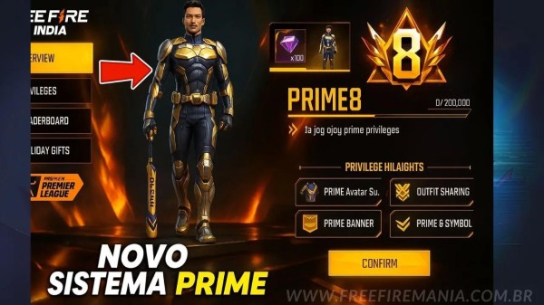Free Fire PRIME: How the new benefits and levels system works in the game