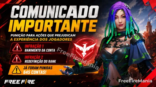 Free Fire comienza a sancionar a quienes manipulan resultados en el modo clasificado