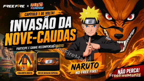 Naruto vuelve a Free Fire: Cap&iacute;tulo 1 podr&iacute;a regresar en la OB54