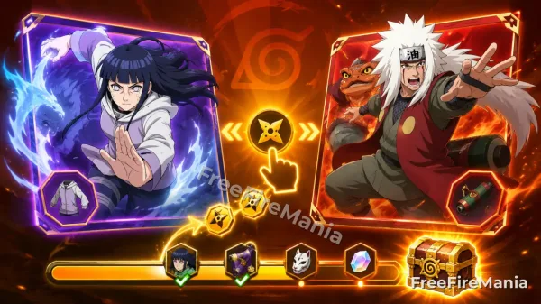Naruto x Free Fire: evento de regreso tiene interfaz filtrada