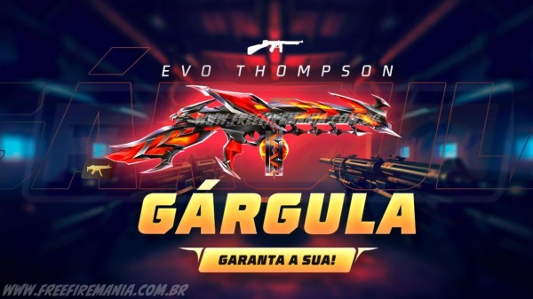 Free Fire: como conseguir Thompson - Gárgula no Escolha Royale