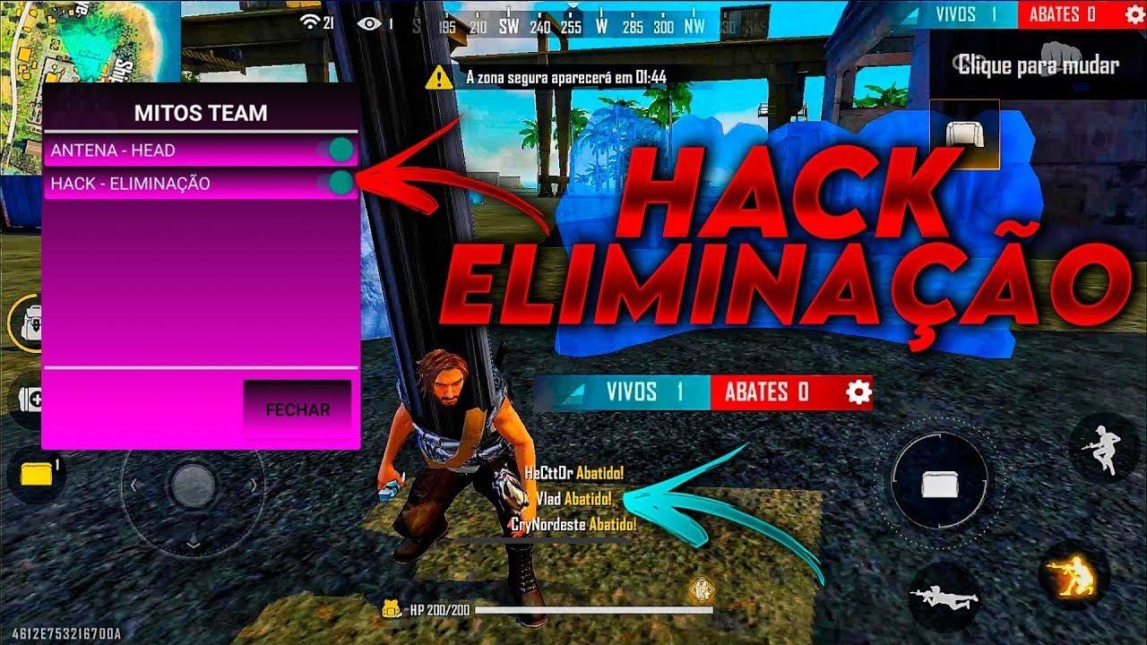 DANO INFINITO?!? ENCONTREI O HACKER MAIS ABSURDO DO FREE FIRE! 