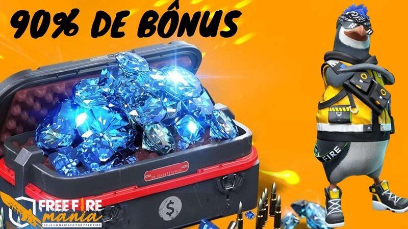 90% extra diamonds on Free Fire, check out how to win!