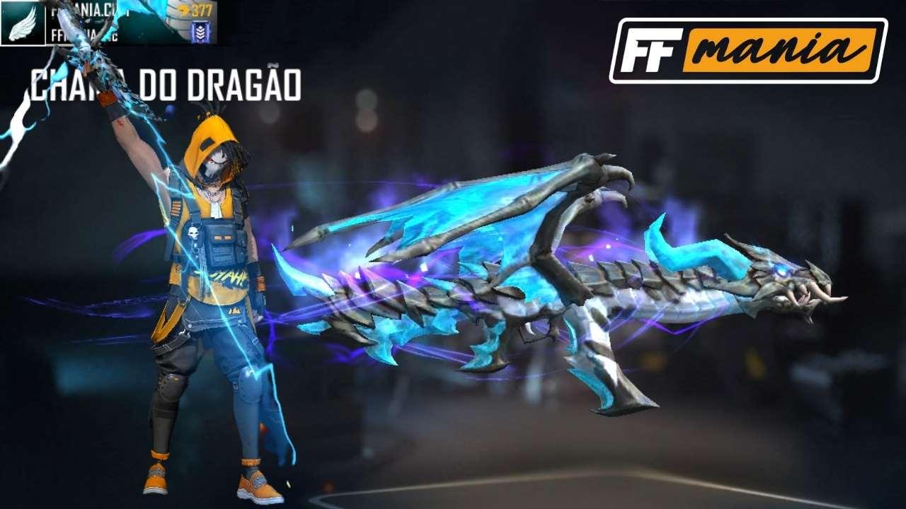 AK Chama do Dragão: como conseguir a nova skin evolutiva de arma do Free Fire