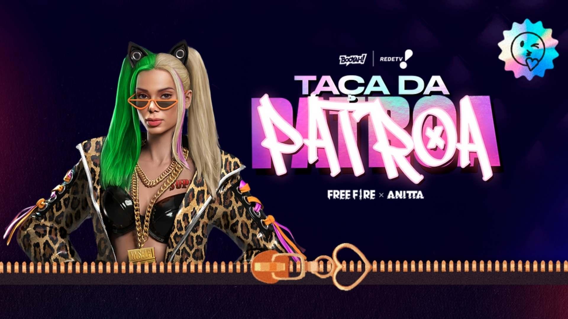 Anitta chega ao Free Fire e anuncia Taça da Patroa voltada as jogadores do Battle Royale