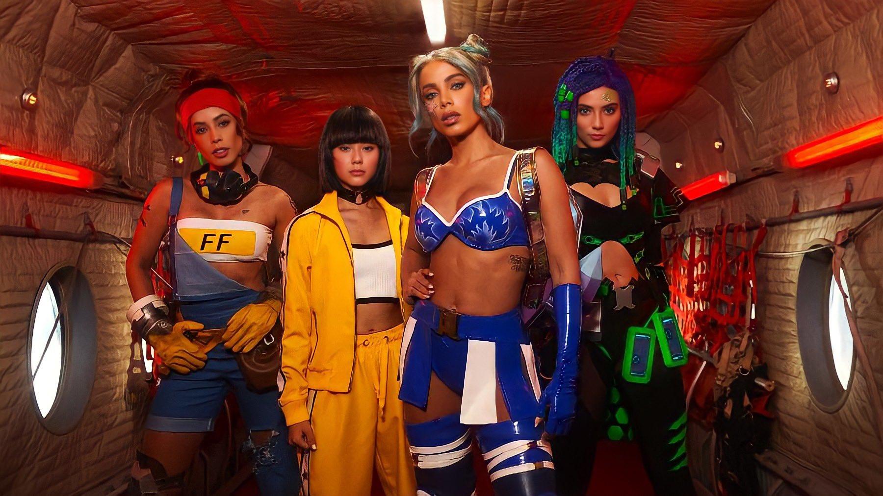 Anitta e Free Fire liberam prévia do clipe da musica “Tropa”; saiba tudo