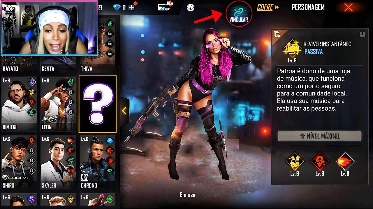 A Patroa, Anitta, veio para o Carnaval do Free Fire - Drops de Jogos