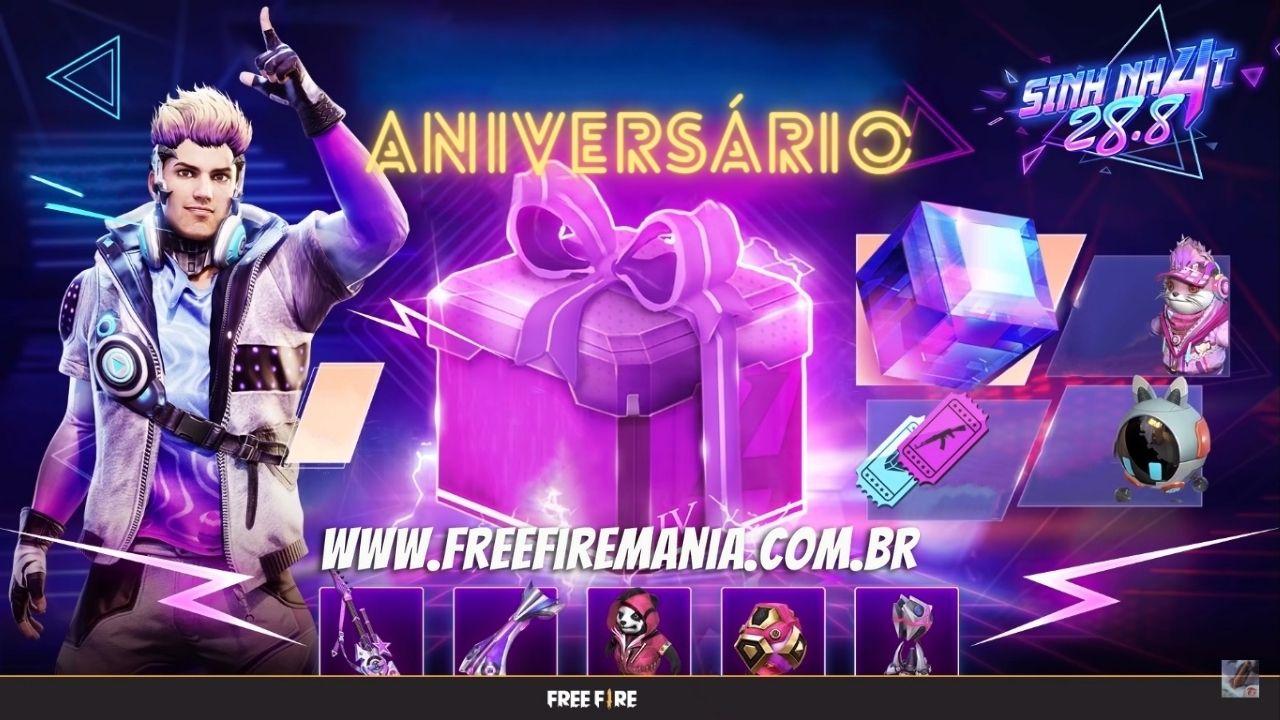 Aniversário Free Fire: veja a data, recompensas e mais