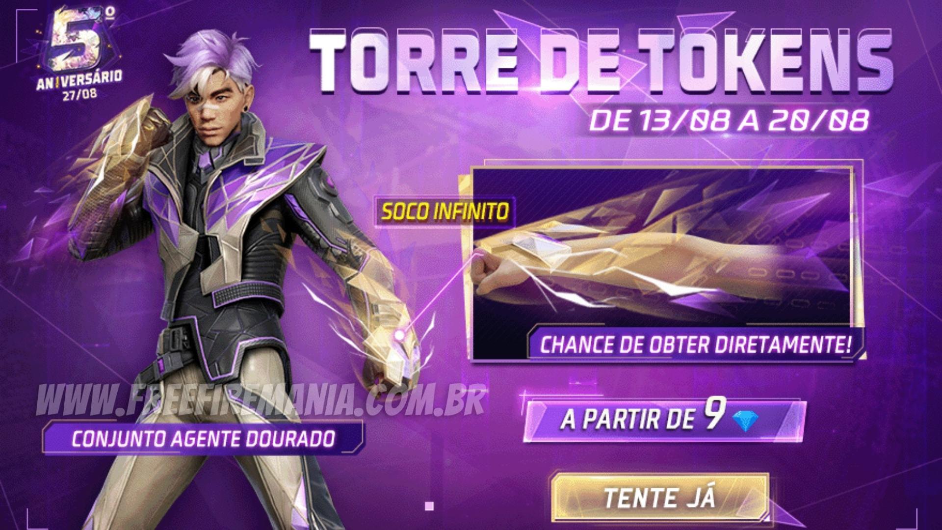 Aniversário Free Fire: inédito Punho e skin Agente Dourado chegam neste sábado; saiba mais