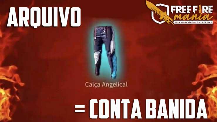 Textura: arquivos que transformam Calça Down em Calça Angelical no Free Fire