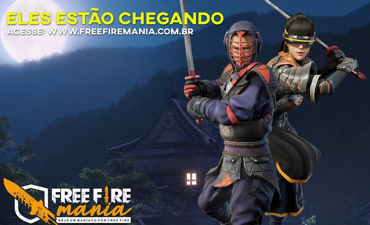 As novas Skins do Samurai sem Rosto e da Kendoka