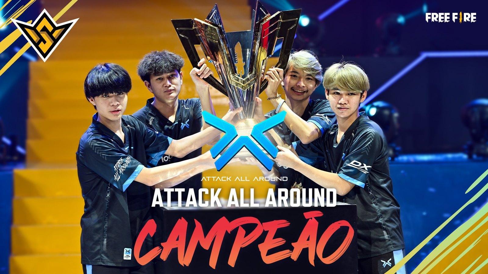 Conheça Attack All Around, campeã do Mundial de Free Fire 2022