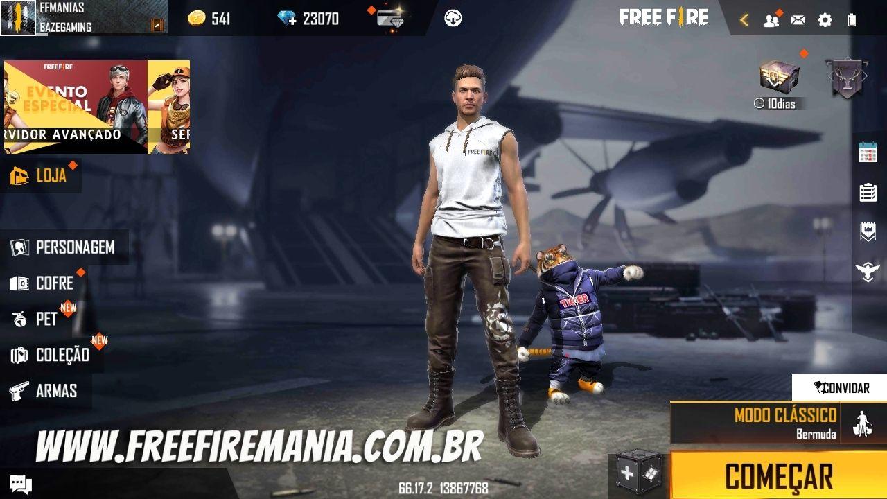 Atualização Free Fire Agosto 2021: confira as mudanças no Lobby