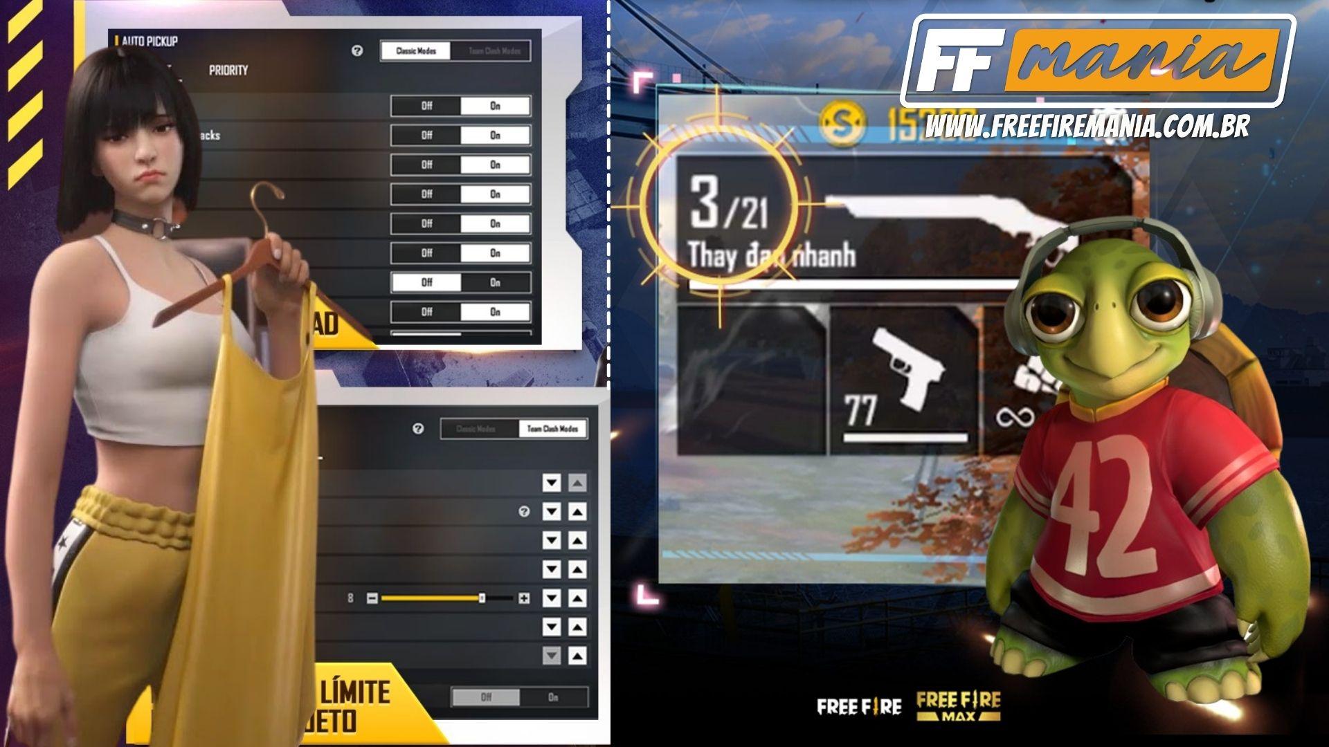 Free Fire fará Nerf generalizado em TODAS as Espingardas e SMG