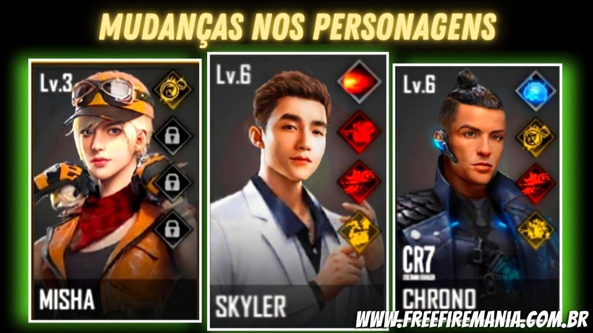 Actualización de Free Fire de mayo de 2022: 3 personajes son nerfeados por Garena