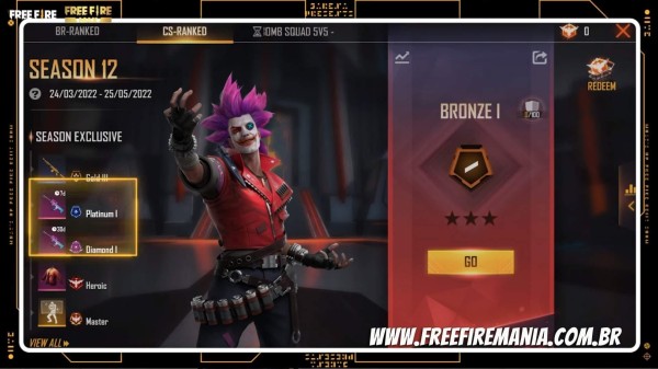 Free Fire May 2022 Update: New ranked will have extra emote, animations and rewards