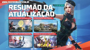 atualização free fire novembro 2023