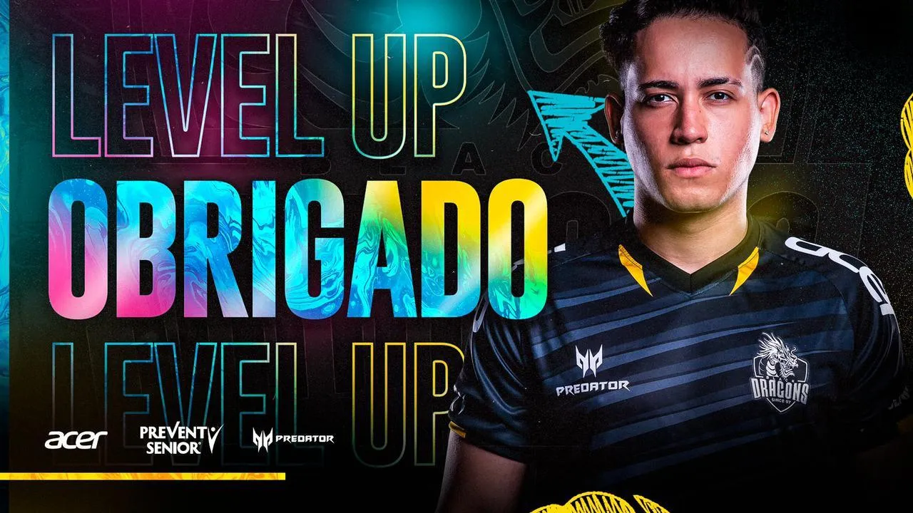 LevelUp demitido da Black Dragons Free Fire