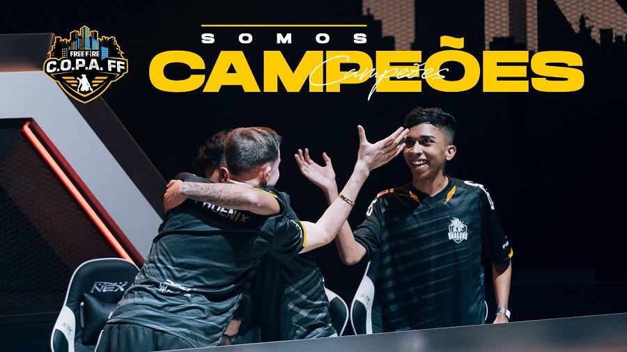 Black Dragons é a Campeã da Copa Free Fire