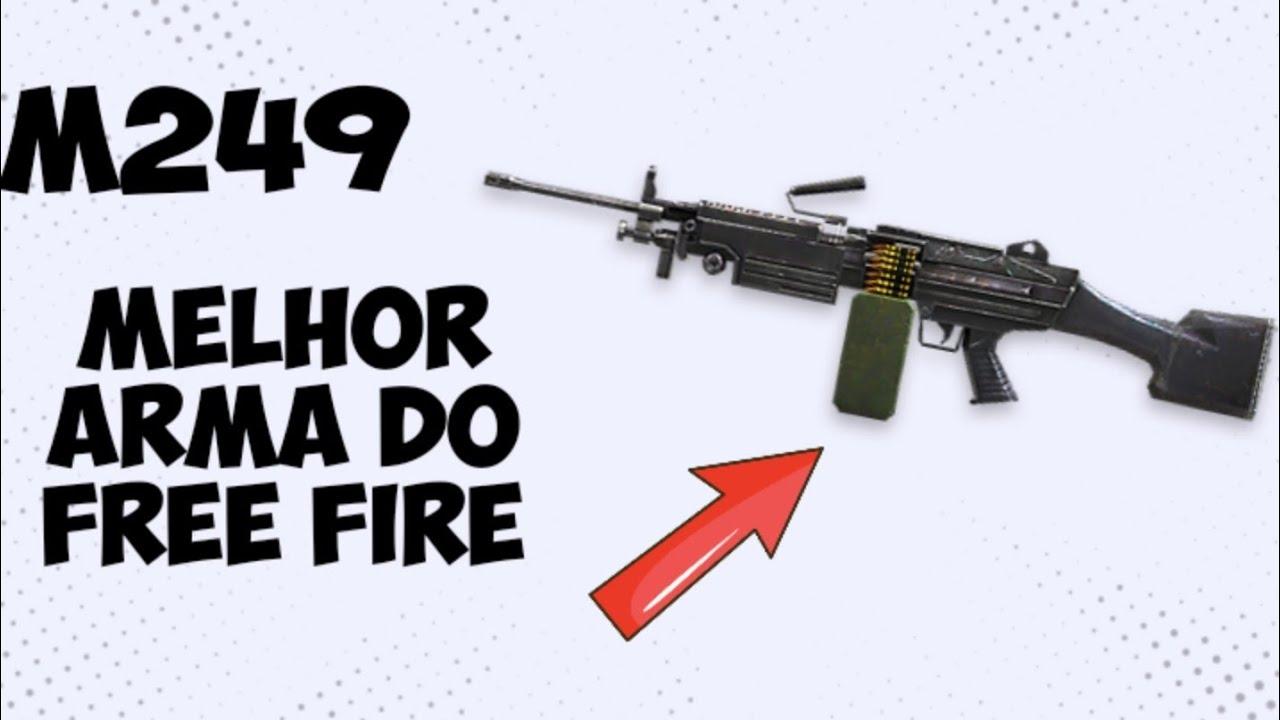 BUFF on the M249, the rambão is the new best weapon of Free Fire?