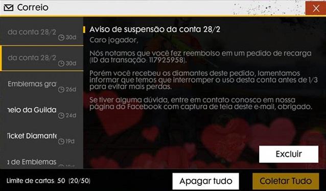 Conta Banida por Suspensa Indevido - Como resolver e liberar sua conta no Free Fire